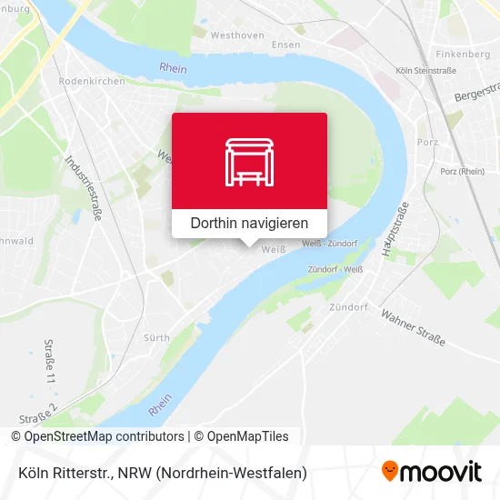 Köln Ritterstr. Karte