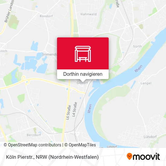 Köln Pierstr. Karte