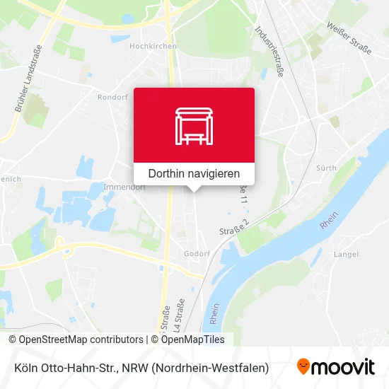 Köln Otto-Hahn-Str. Karte