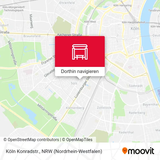 Köln Konradstr. Karte