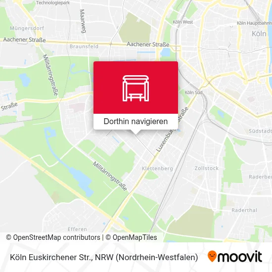 Köln Euskirchener Str. Karte