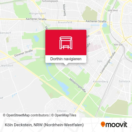 Köln Deckstein Karte
