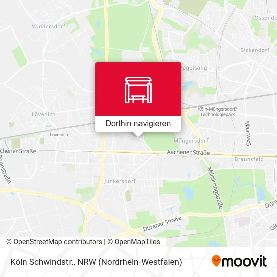 Köln Schwindstr. Karte