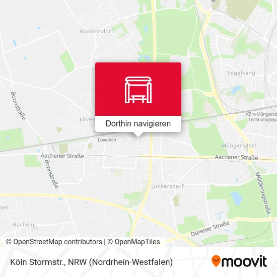 Köln Stormstr. Karte