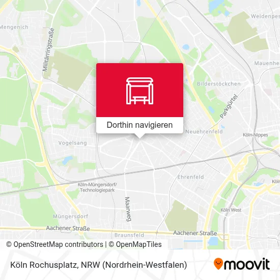 Köln Rochusplatz Karte