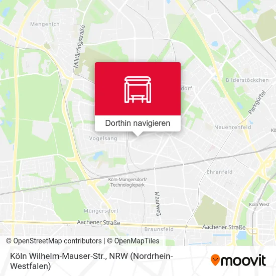 Köln Wilhelm-Mauser-Str. Karte
