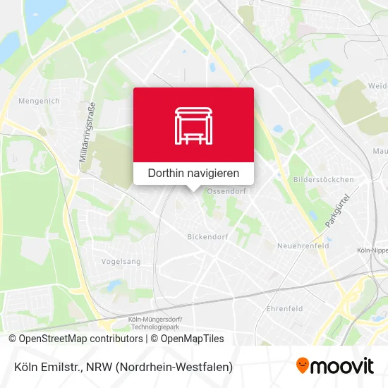 Köln Emilstr. Karte