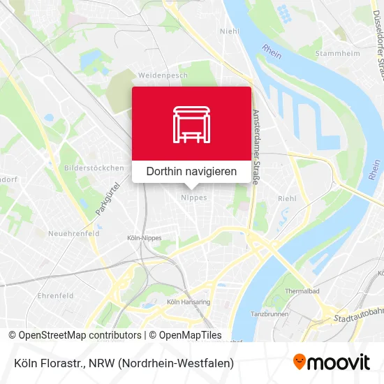 Köln Florastr. Karte