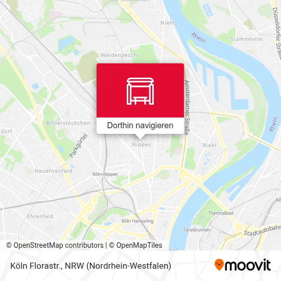 Köln Florastr. Karte