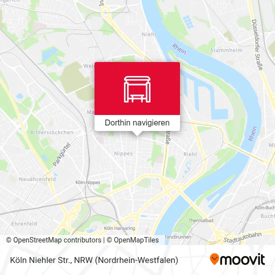 Köln Niehler Str. Karte