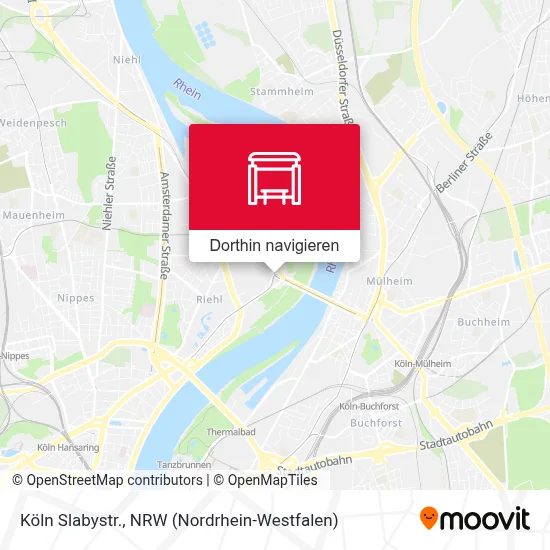 Köln Slabystr. Karte