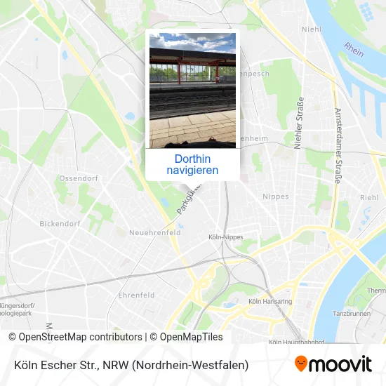 Köln Escher Str. Karte