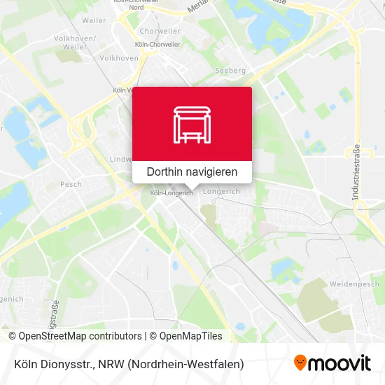 Köln Dionysstr. Karte