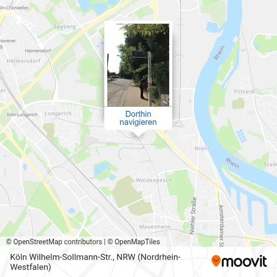 Köln Wilhelm-Sollmann-Str. Karte