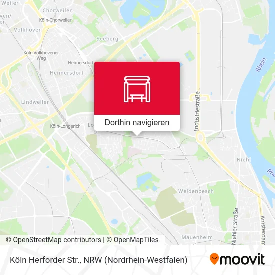 Köln Herforder Str. Karte