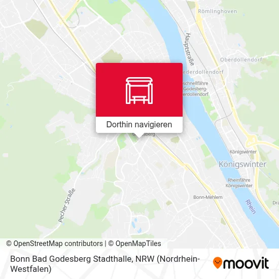 Bonn Bad Godesberg Stadthalle Karte