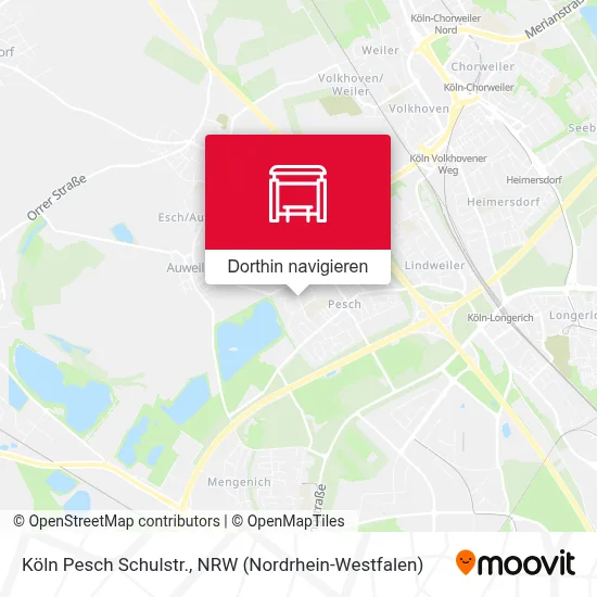 Köln Pesch Schulstr. Karte