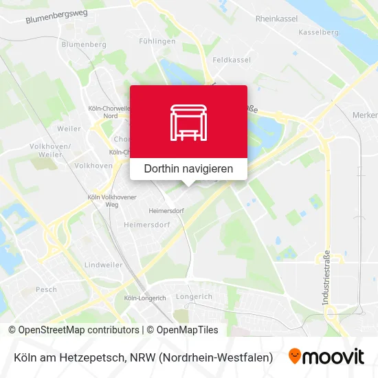Köln am Hetzepetsch Karte