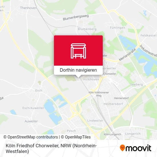 Köln Friedhof Chorweiler Karte