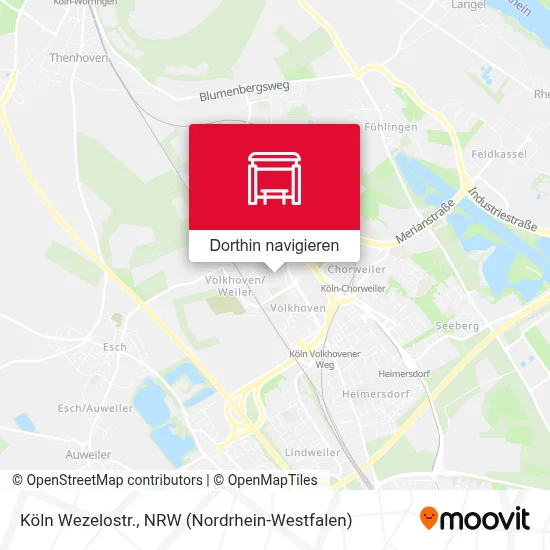 Köln Wezelostr. Karte