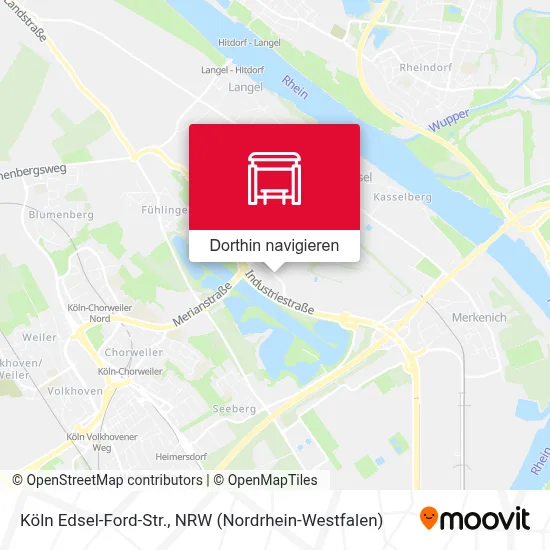 Köln Edsel-Ford-Str. Karte