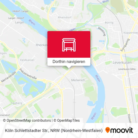 Köln Schlettstadter Str. Karte