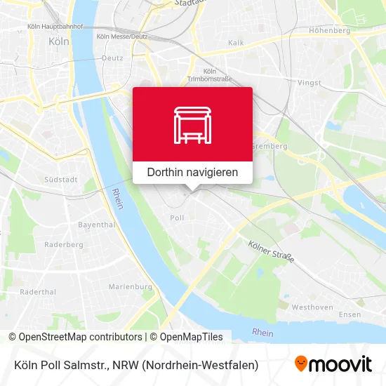 Köln Poll Salmstr. Karte