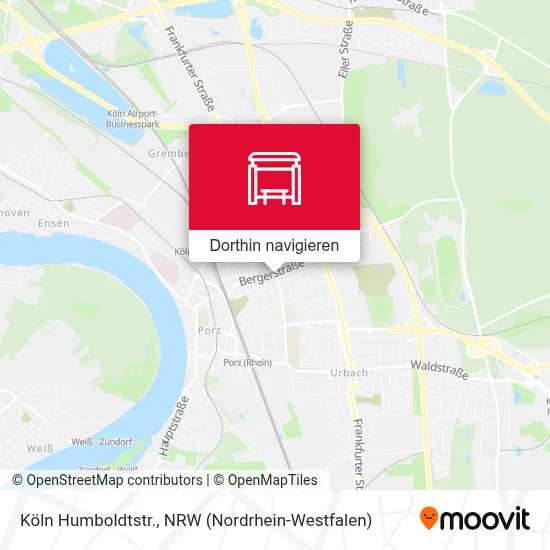 Köln Humboldtstr. Karte