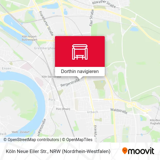 Köln Neue Eiler Str. Karte
