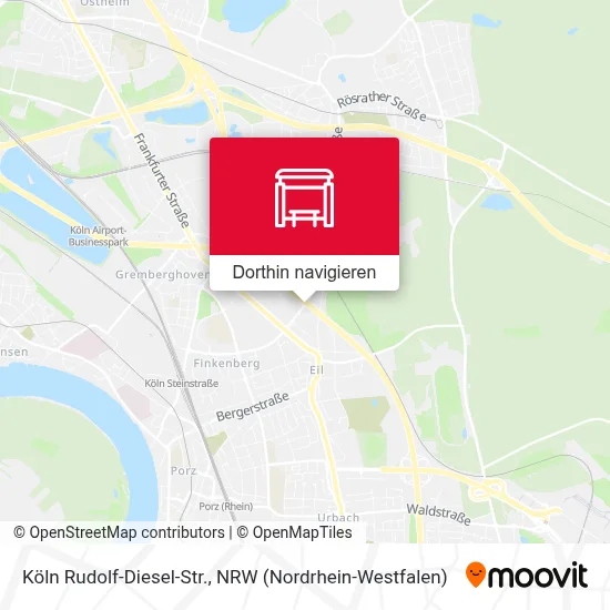 Köln Rudolf-Diesel-Str. Karte