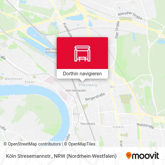 Köln Stresemannstr. Karte