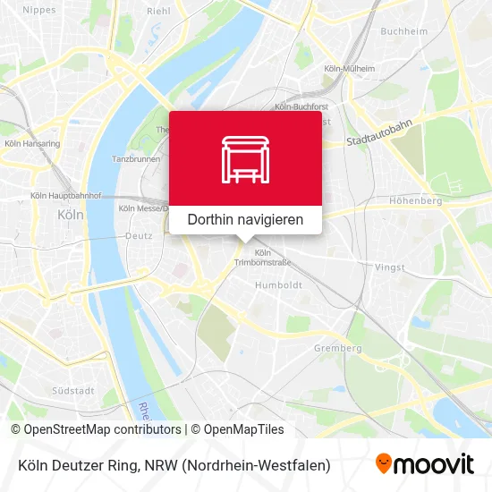 Köln Deutzer Ring Karte