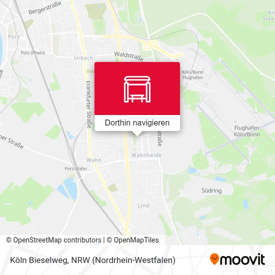 Köln Bieselweg Karte
