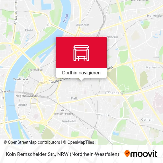 Köln Remscheider Str. Karte