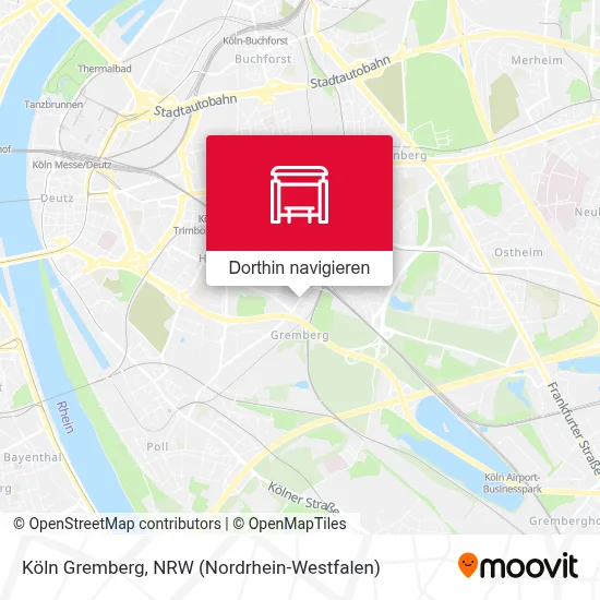 Köln Gremberg Karte
