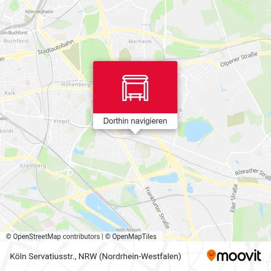 Köln Servatiusstr. Karte