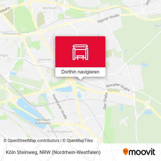 Köln Steinweg Karte
