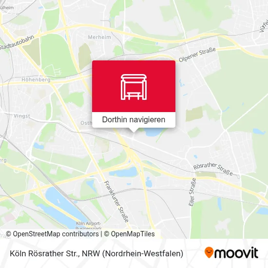 Köln Rösrather Str. Karte