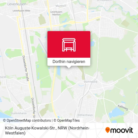 Köln Auguste-Kowalski-Str. Karte