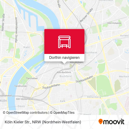 Köln Kieler Str. Karte