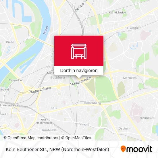 Köln Beuthener Str. Karte