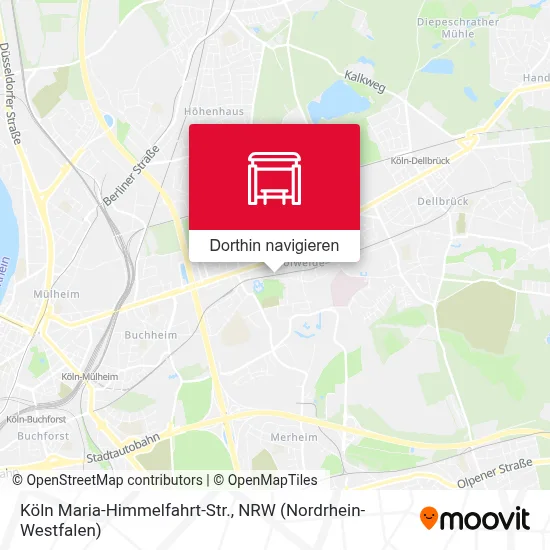 Köln Maria-Himmelfahrt-Str. Karte