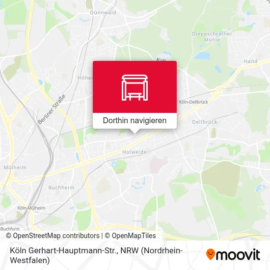 Köln Gerhart-Hauptmann-Str. Karte
