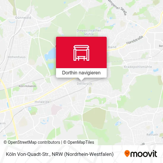 Köln Von-Quadt-Str. Karte