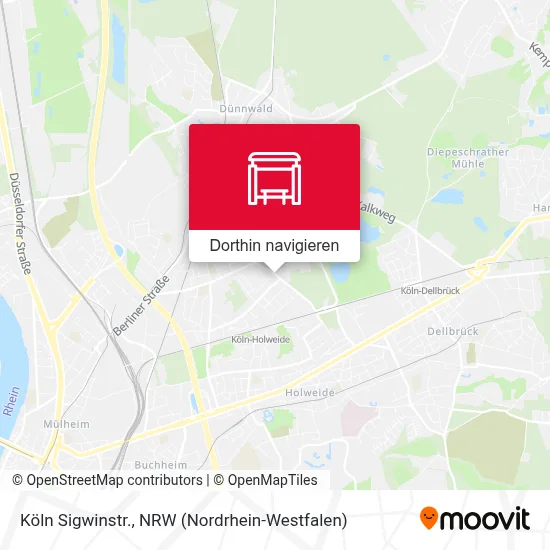 Köln Sigwinstr. Karte