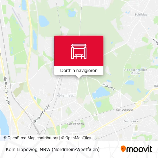 Köln Lippeweg Karte