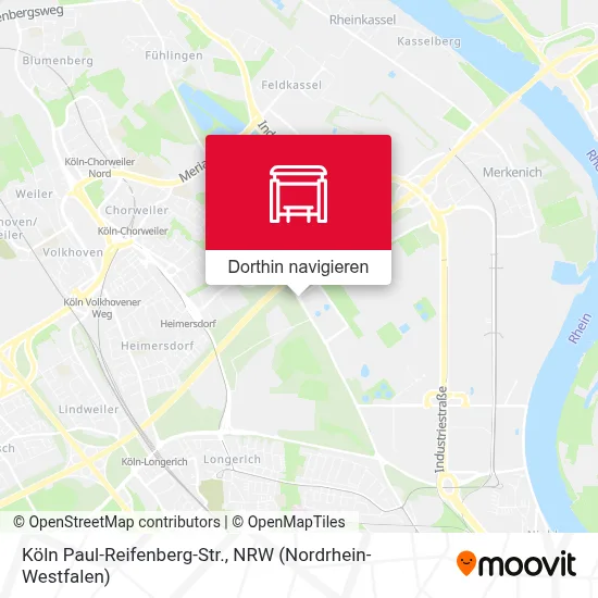 Köln Paul-Reifenberg-Str. Karte