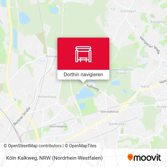 Köln Kalkweg Karte