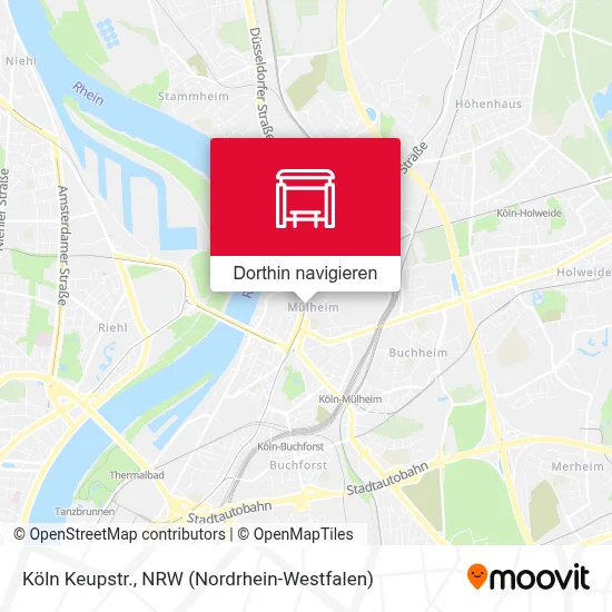 Köln Keupstr. Karte