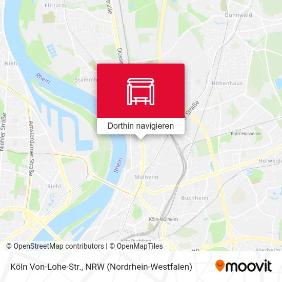 Köln Von-Lohe-Str. Karte